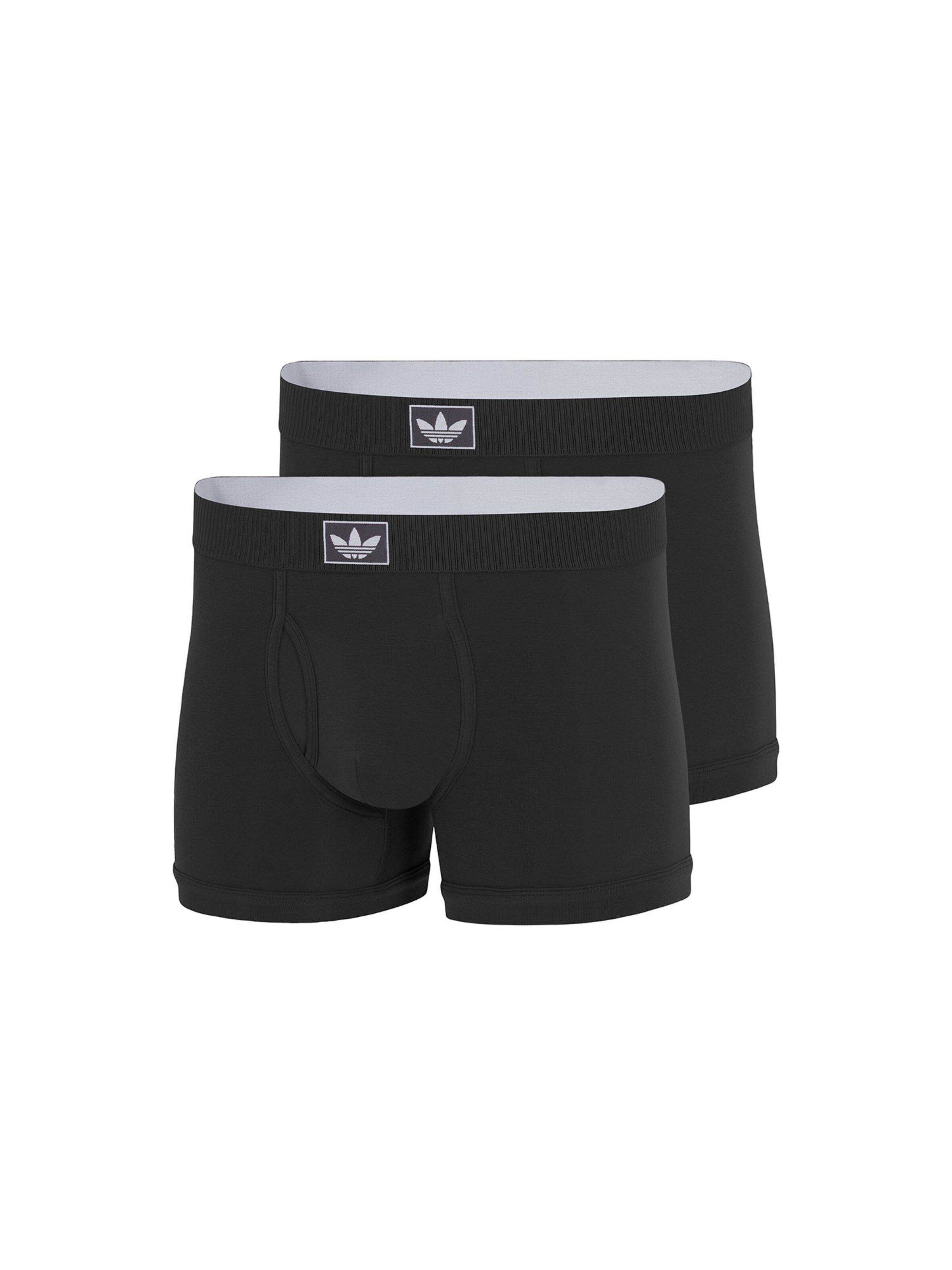 Boxers ' Comfort Cotton Rib ' ADIDAS ORIGINALS en noir : devant