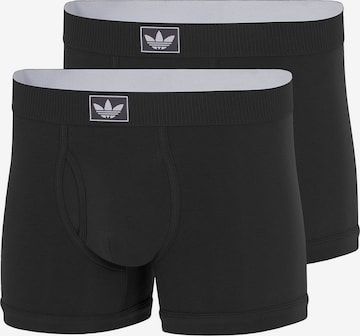 Boxers ' Comfort Cotton Rib ' ADIDAS ORIGINALS en noir : devant