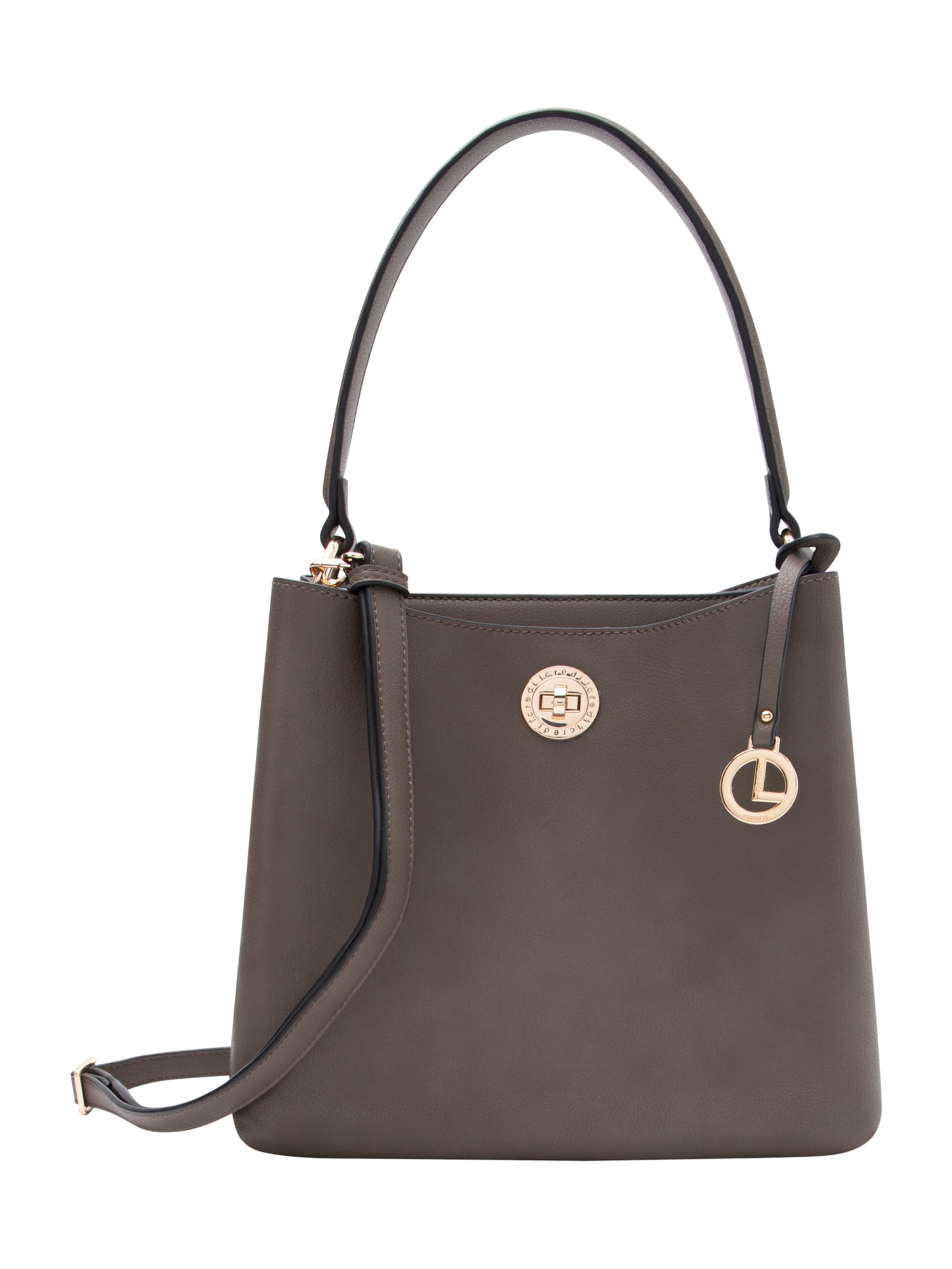 L.CREDI Τσάντα ώμου 'Filippa' σε γκρι: μπροστά