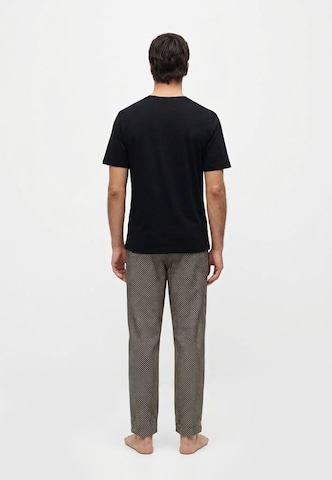 BOSS Pitkä pyjama 'Easy' värissä beige