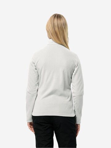 JACK WOLFSKIN Athletic fleece jacket 'TAUNUS' in White