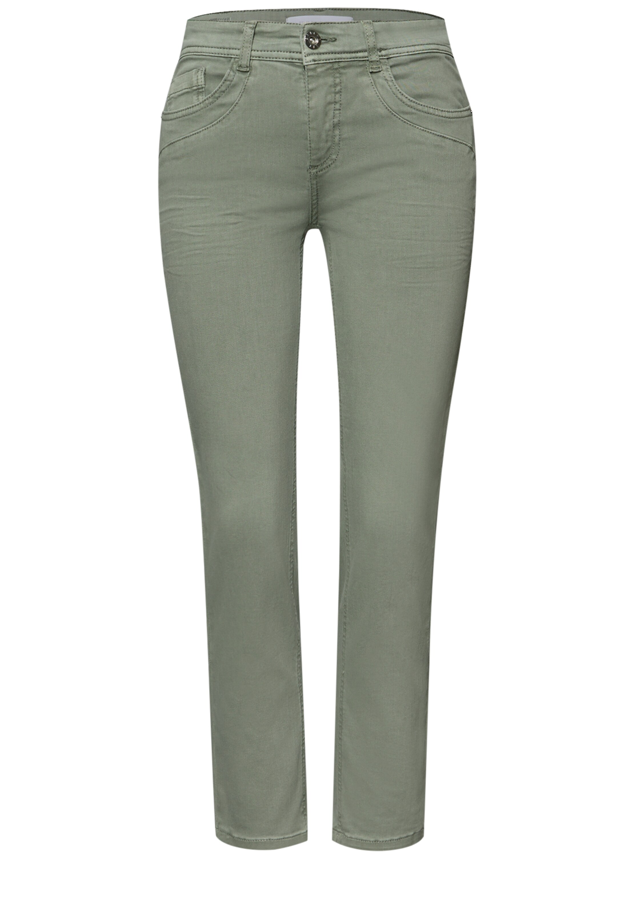 STREET ONE Jeans 'Tilly' in Green: front