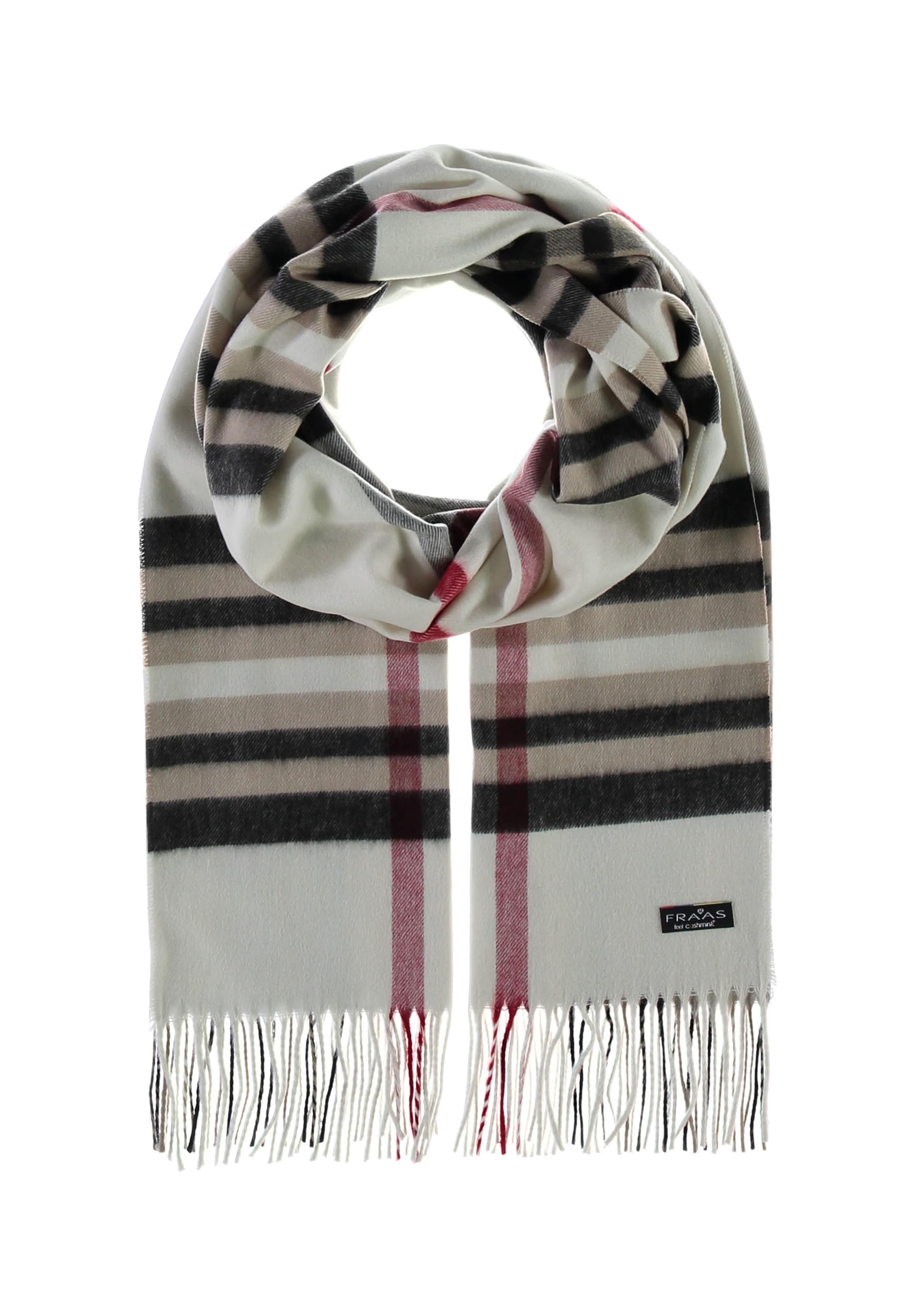 Écharpe FRAAS en blanc : devant