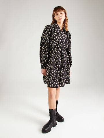 MSCH COPENHAGEN Shirt dress 'Nathasia Ladonna' in Black: front