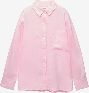 Pull&Bear Pusero värissä vaaleanpunainen: etupuoli