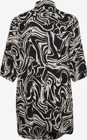 KAFFE CURVE Tunic 'Cala' in Black: front