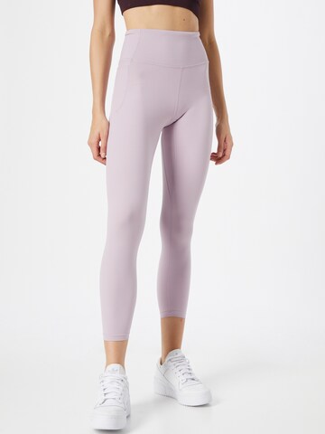 UNDER ARMOUR Skinny Sports trousers in Pink: front