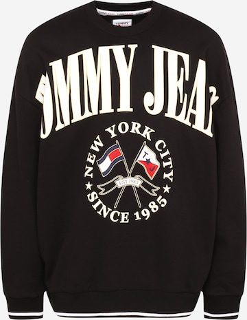 Tommy Jeans Sweatshirt 'Skater' in Zwart: voorkant