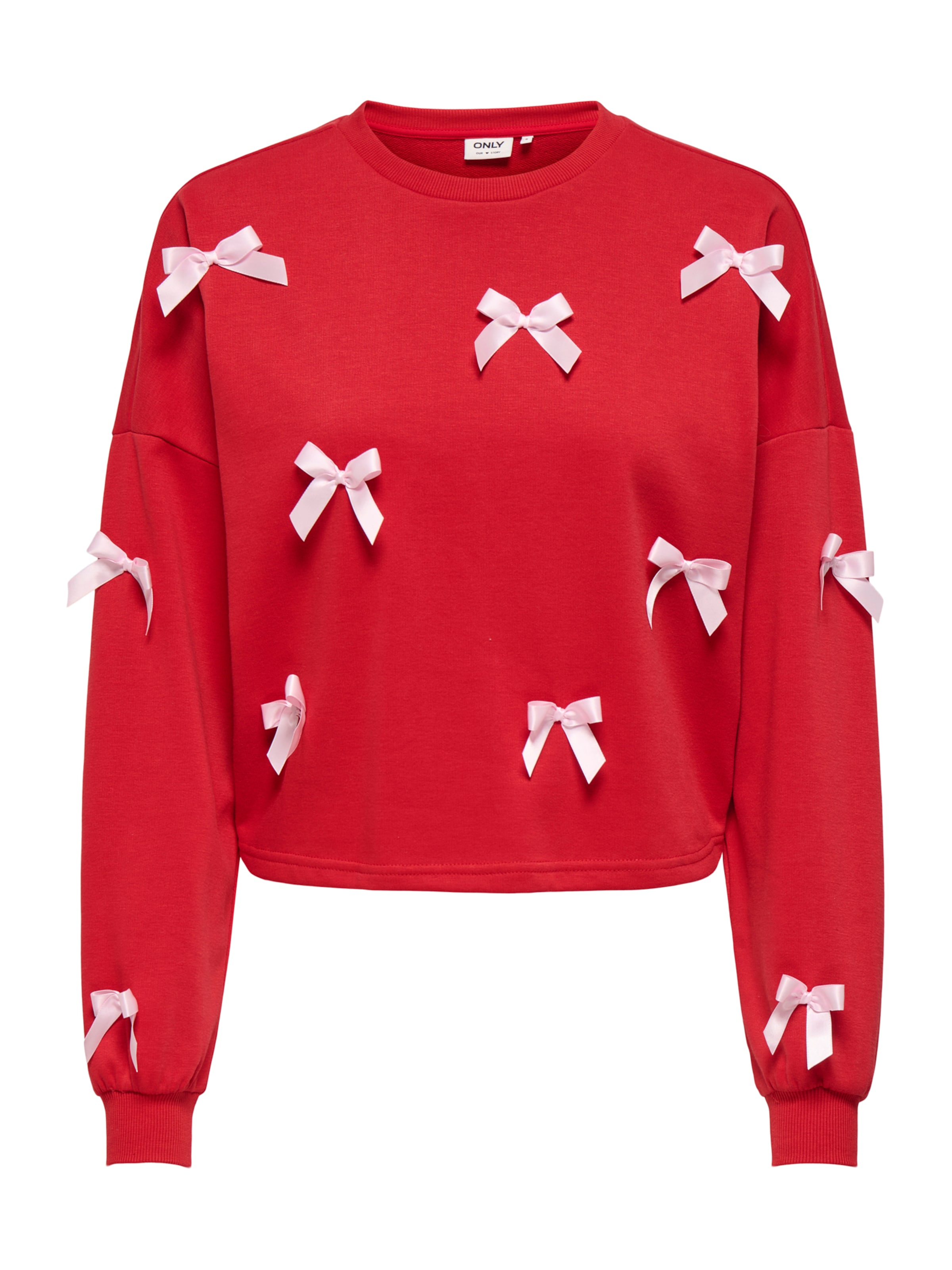 ONLY Sweatshirt 'ONLJEDEITE' in Red: front