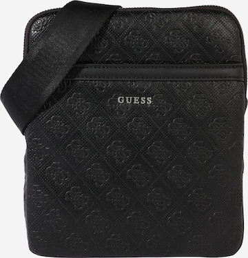 GUESS حقيبة تقليدية 'Escape' بلون أسود: الأمام