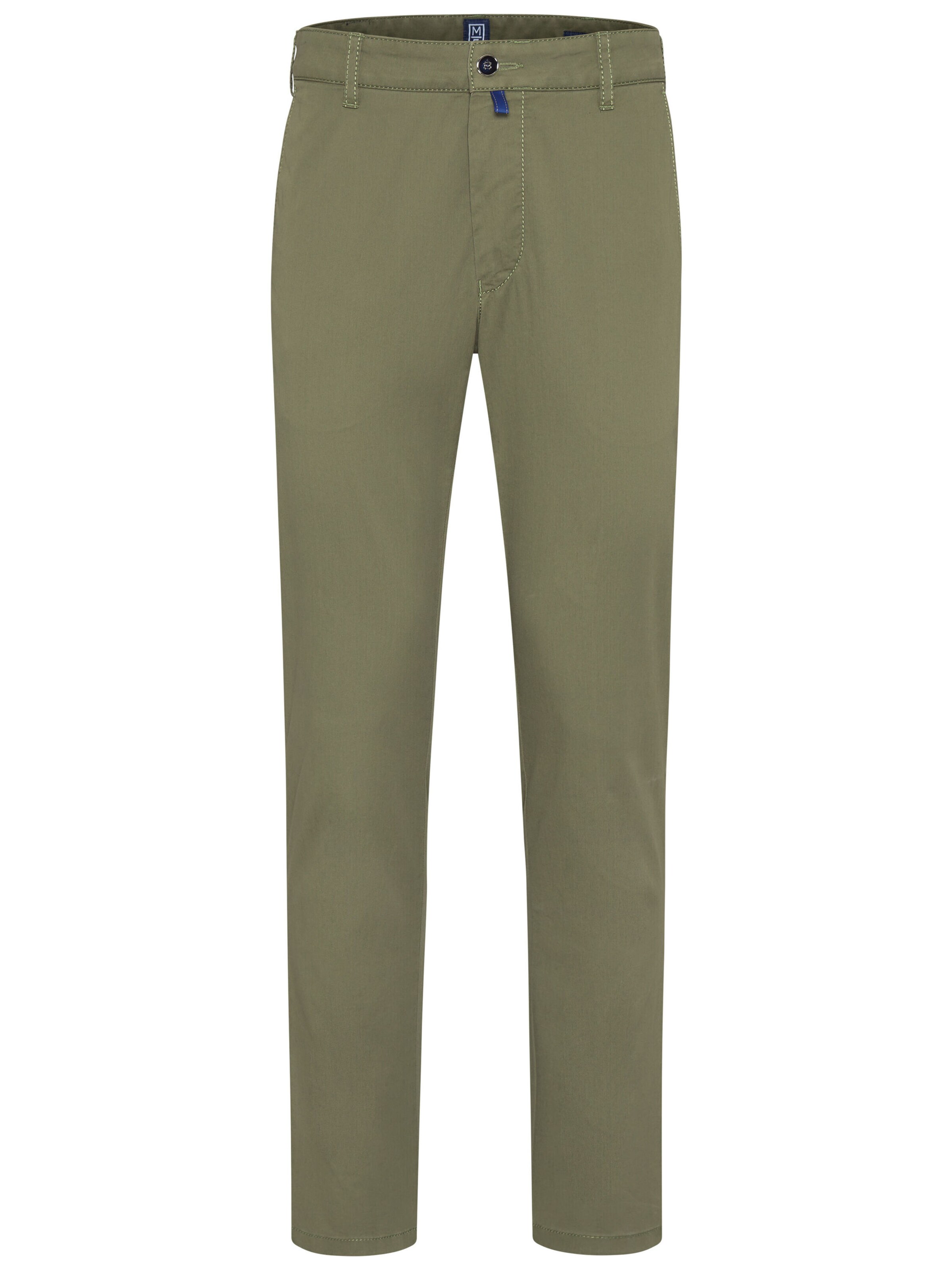 Regular Pantalon chino MEYER en vert : devant
