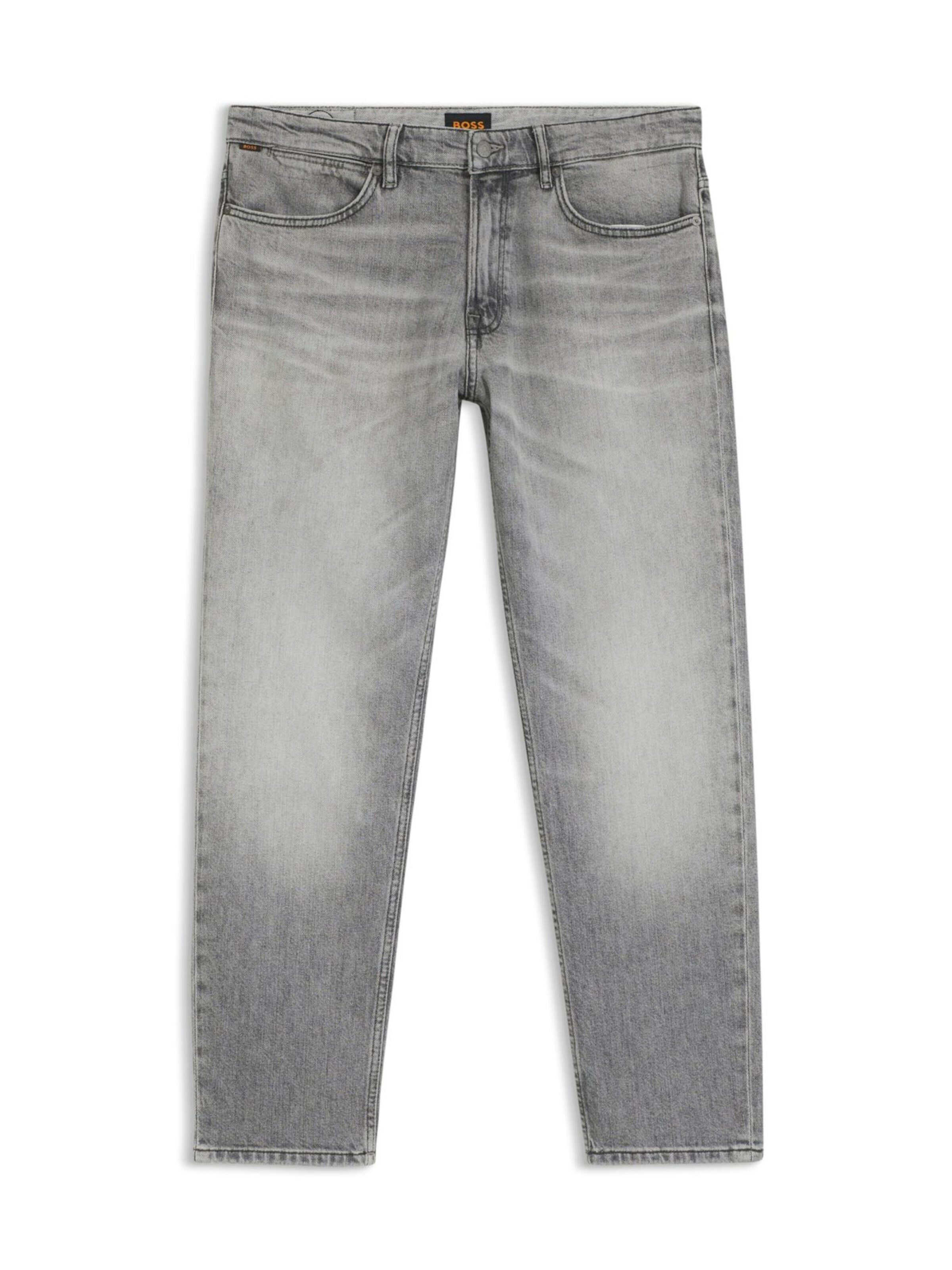 HUGO BOSS Regular Jeans in Grey: front