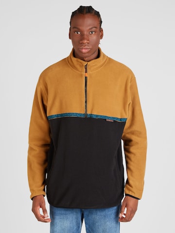 RIP CURL Spordipullover 'JOURNEY', värv must: eest vaates