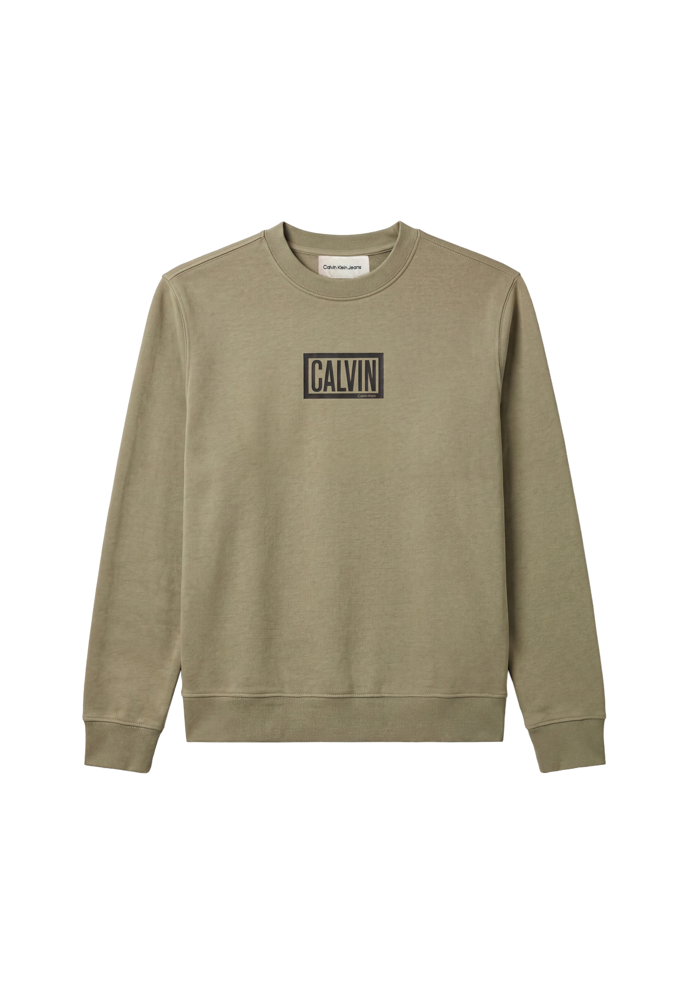 Calvin Klein Jeans Sweatshirt in Beige: Vorderseite