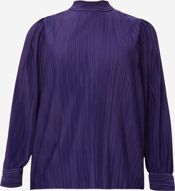 Vero Moda Curve Blouse 'AURORA' in Blauw: voorkant