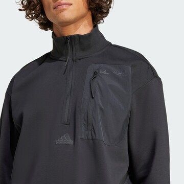 ADIDAS SPORTSWEARSportska sweater majica 'City Escape' - crna boja