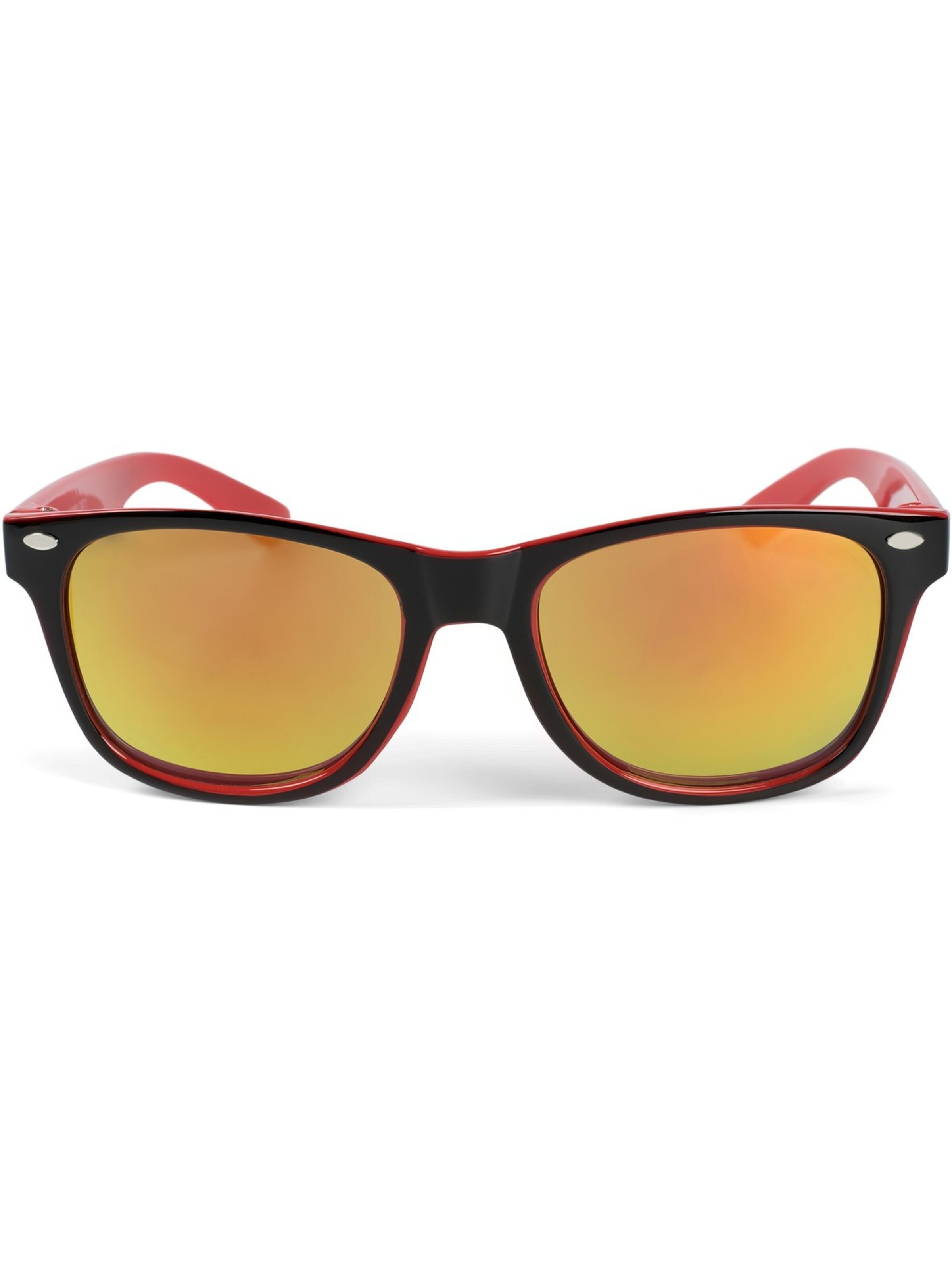 styleBREAKER Sunglasses 'Kinder Sonnenbrille Nerd Style' in Red