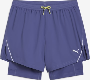 Pantalon de sport 'ULTRAWEAVE' PUMA en bleu : devant