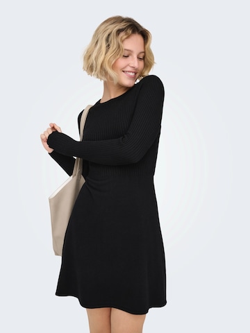 ONLY Kootud kleit 'ONLMISTY', värv must: eest vaates