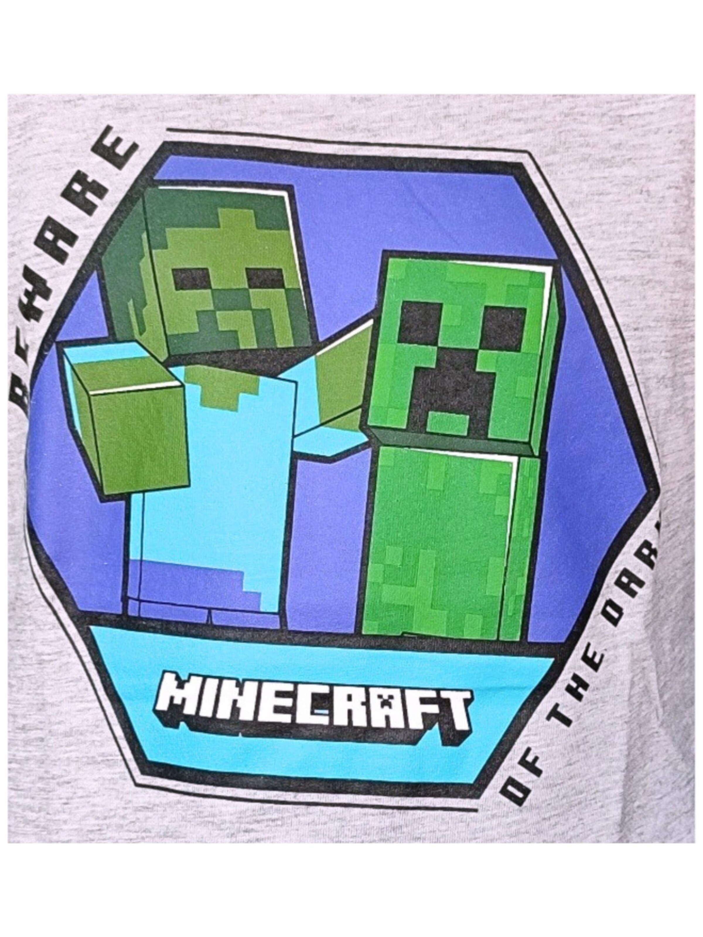 Minecraft Shirt 'Creeper' in Grey