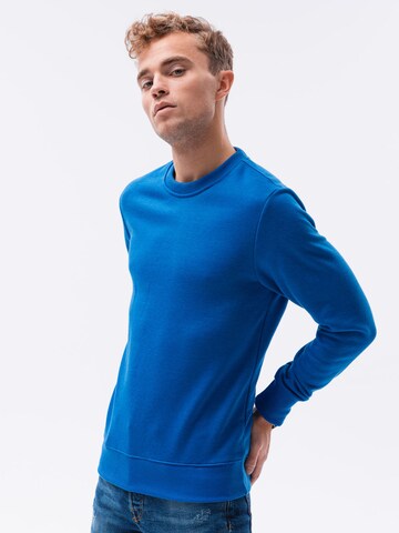 Sweat-shirt 'B978' Ombre en bleu : devant