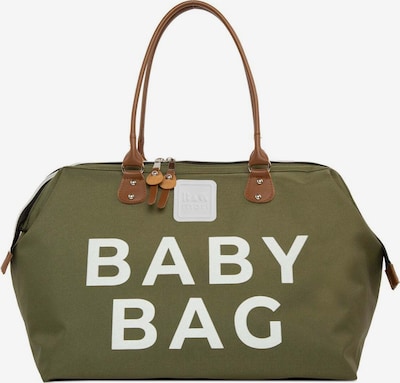 Bagmori Wickeltasche in khaki / weiß, Produktansicht