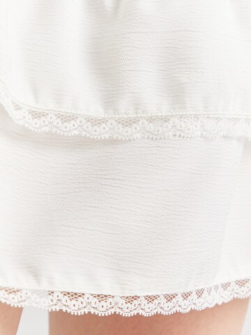 PIECES Skirt 'PCALBA' in White
