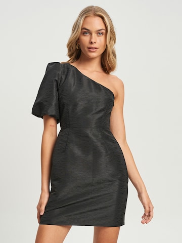BWLDR Φόρεμα 'REMY' σε μαύρο: μπροστά