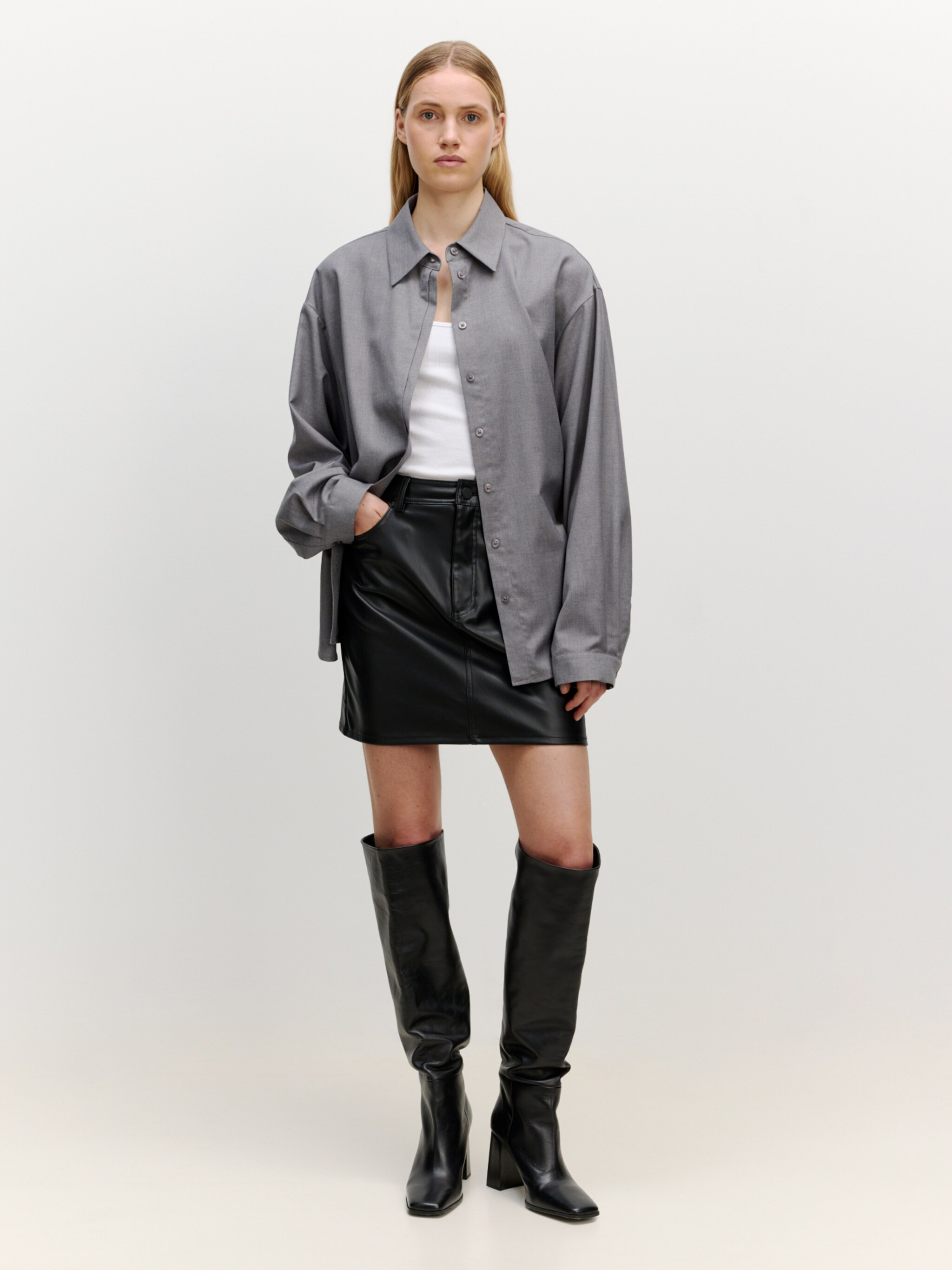 EDITED Producten Rok 'Fibi' Zwart