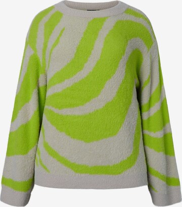 Zizzi Sweater in Green: front