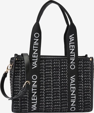 VALENTINO Shopper torba 'Candle' u crna / bijela / bijela melange, Pregled proizvoda
