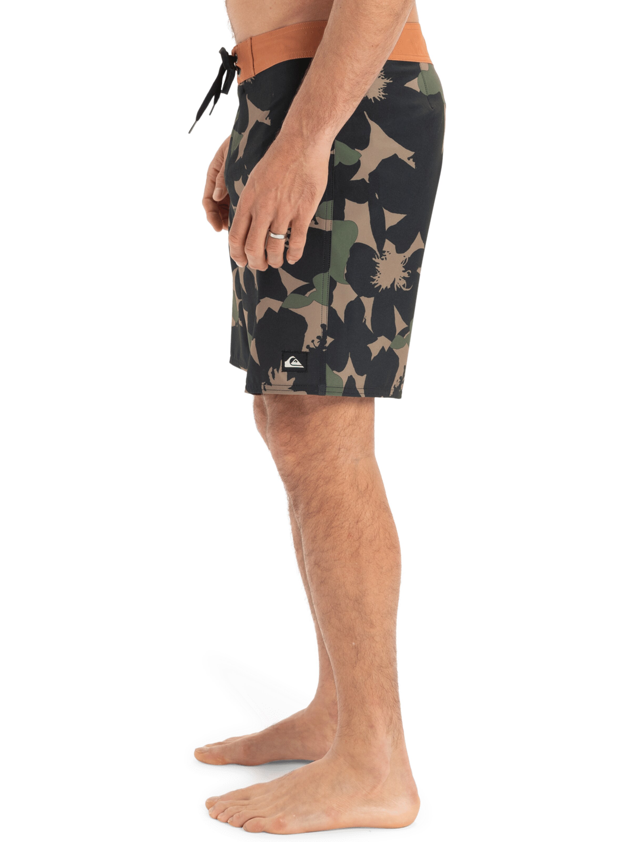 QUIKSILVER Boardshorts 'Surfsilk Straight Leg 18' in Schwarz
