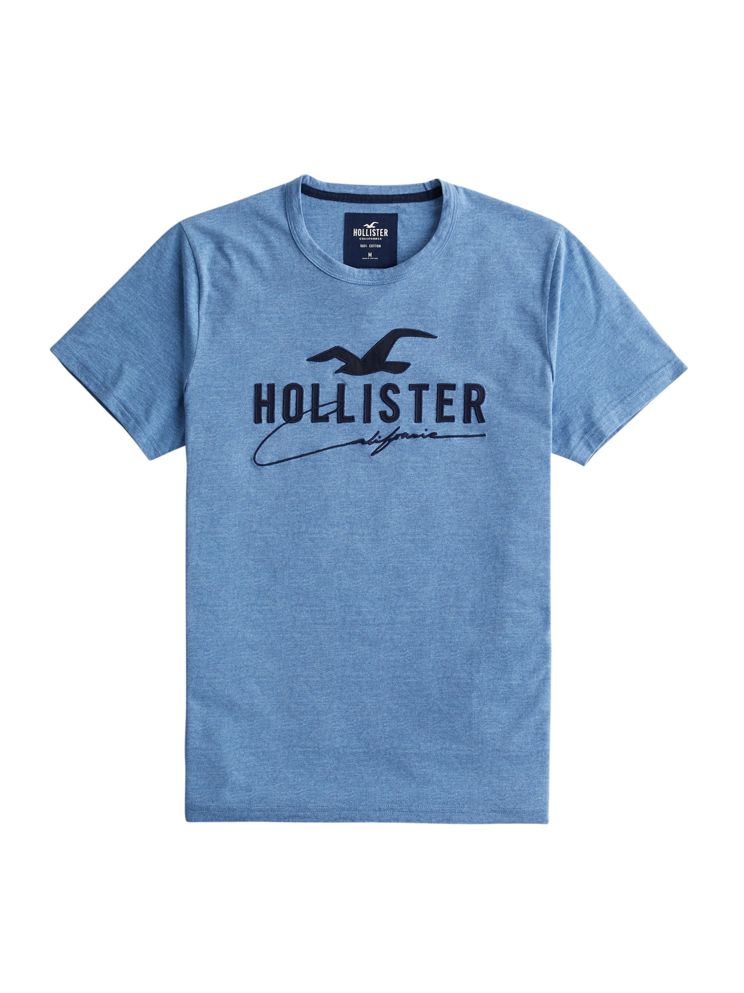 blue hollister shirt