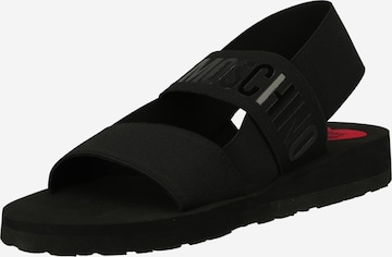 Love Moschino Sandaal in Zwart: voorkant