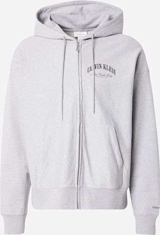 pilka Calvin Klein Jeans Džemperis: priekis