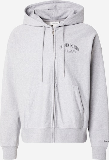 Džemperis iš Calvin Klein Jeans, spalva – margai pilka / juoda, Prekių apžvalga