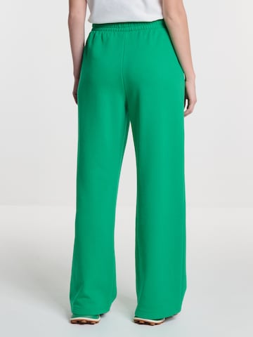 Wide Leg Pantalon ' PEKINA ' BIG STAR en vert