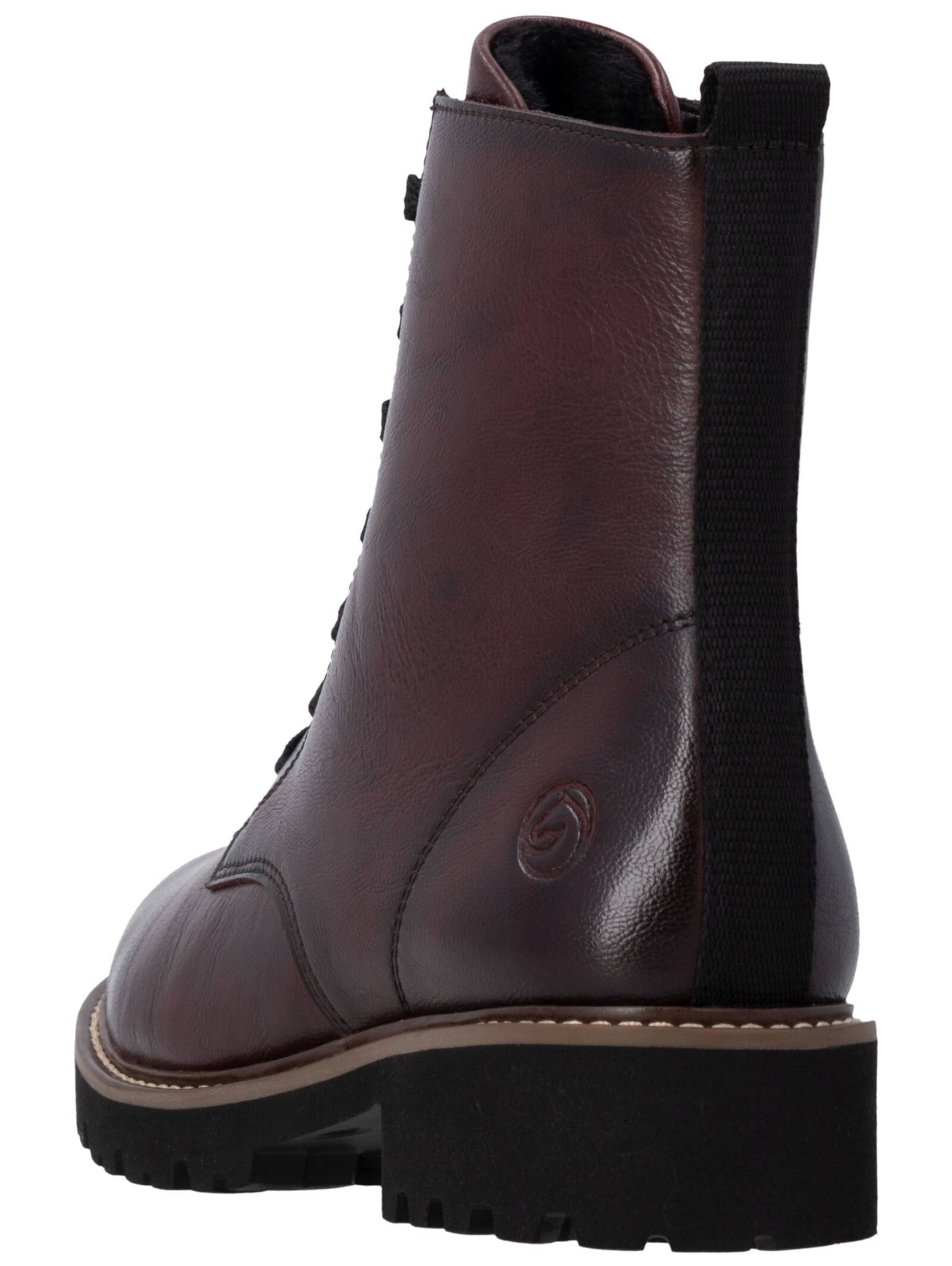 REMONTE Lace-up bootie in Brown