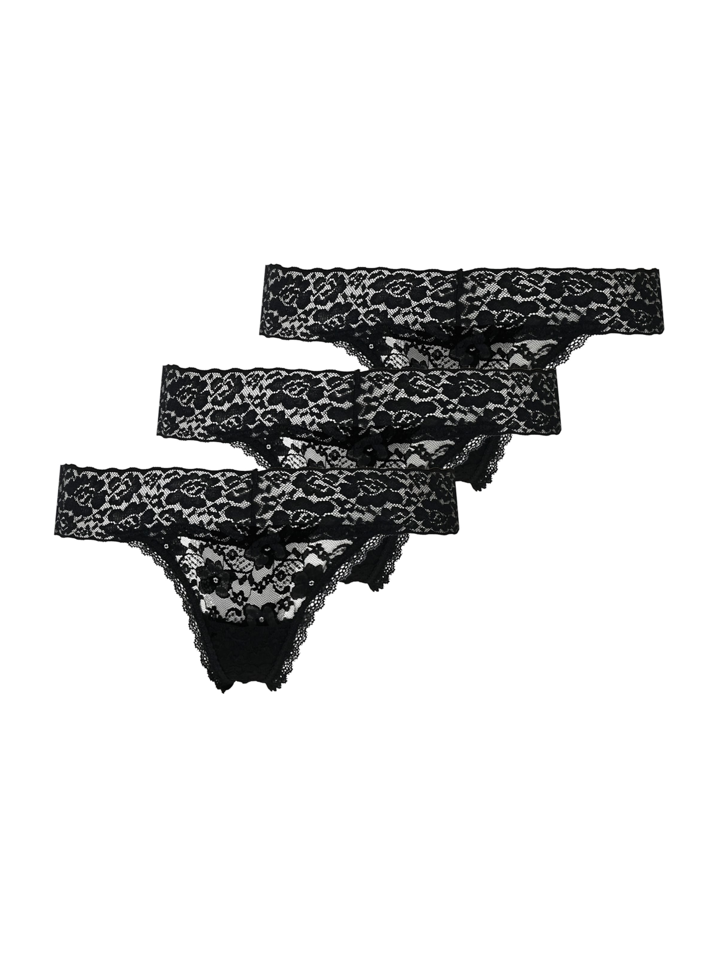 GUESS Thong in Black: front