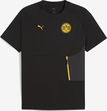 T-Shirt fonctionnel 'Borussia Dortmund' PUMA en noir : devant
