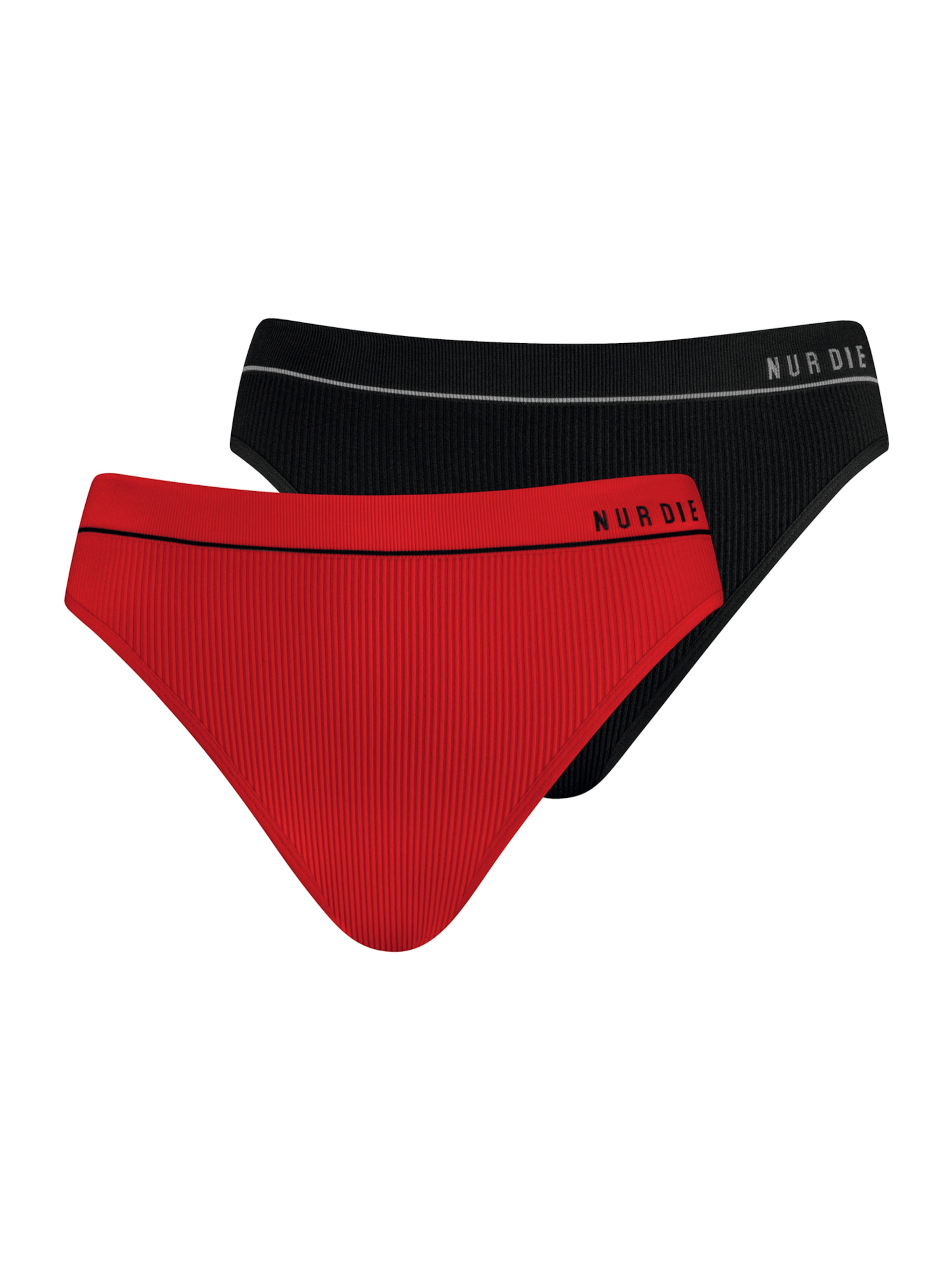 Nur Die Slip 'Retro' in Rood: voorkant