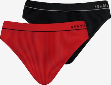 Nur Die Slip 'Retro' in Rood: voorkant