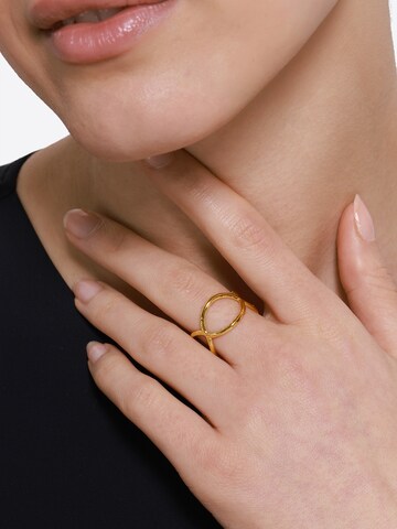 Heideman Ring 'Nerva' in Goud: voorkant