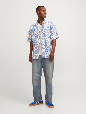 Coupe regular Chemise 'JORNoto' JACK & JONES en bleu