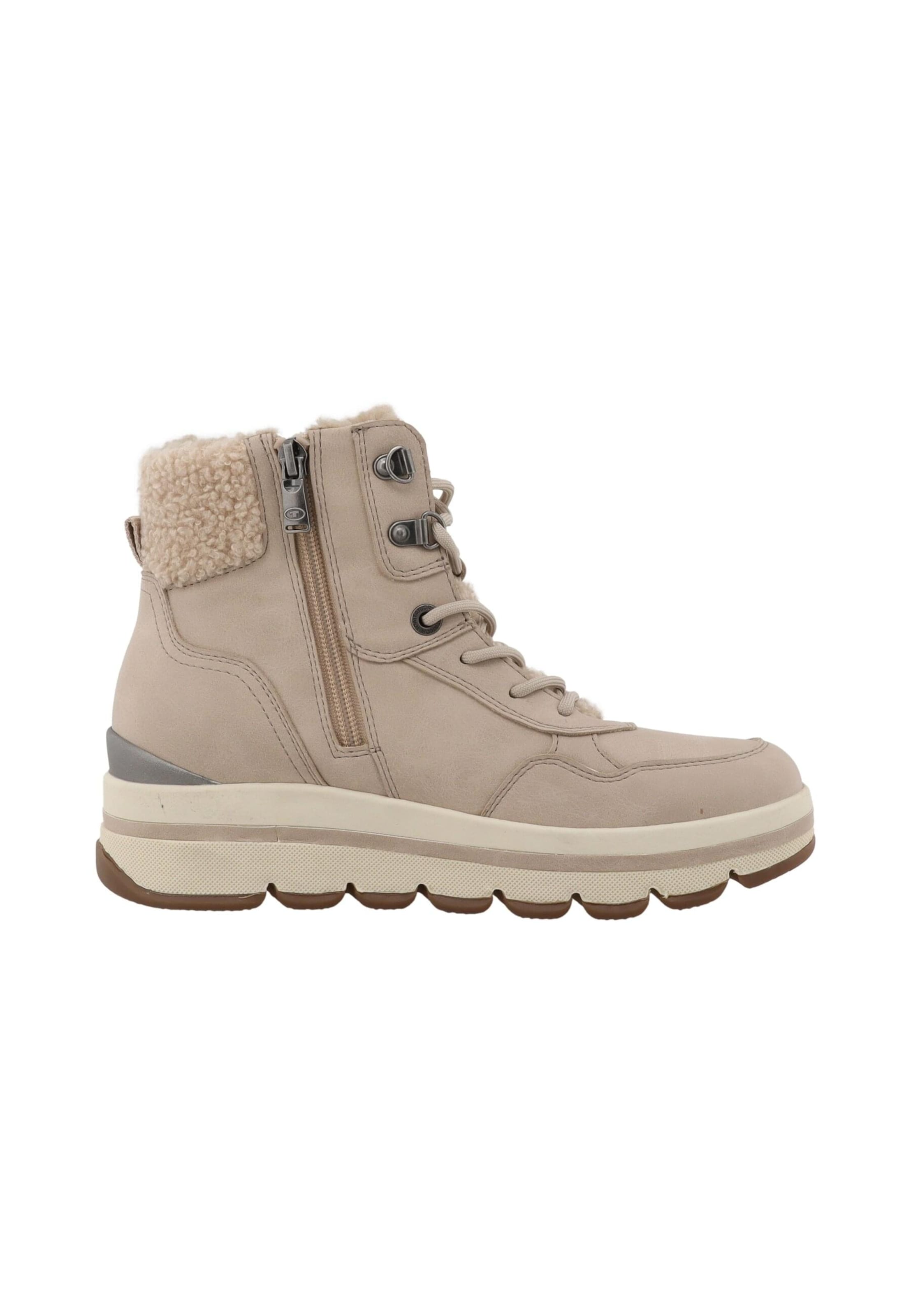 TOM TAILOR Snow Boots in Beige