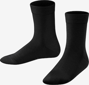 FALKE Socks in Black: front