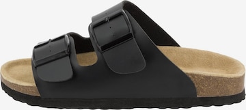 SUPERSOFT by Indigo Mules 'Classic' in Black: front