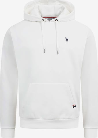 U.S. POLO ASSN. Sweatshirt in White: front