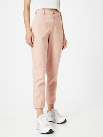 GAP Tapered Broek in Roze: voorkant