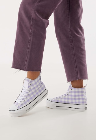 BRITISH KNIGHTS Sneaker 'KAYA MID' in Lila